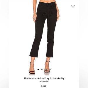 MOTHER Hustler Ankle Fray Jeans